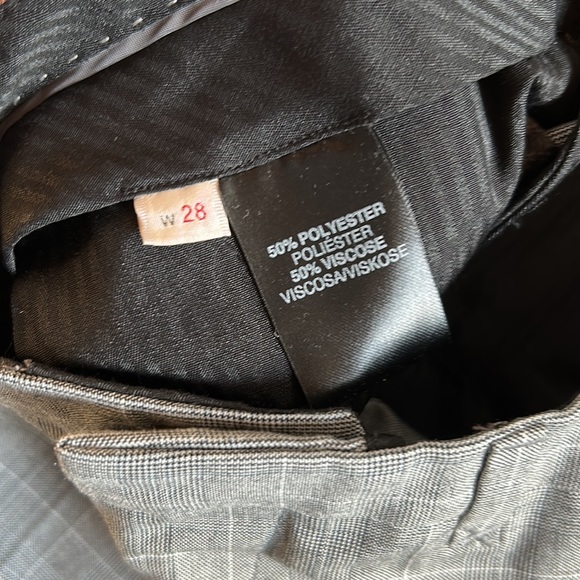 Grey plaid River Island dress shorts - Picture 4 of 5